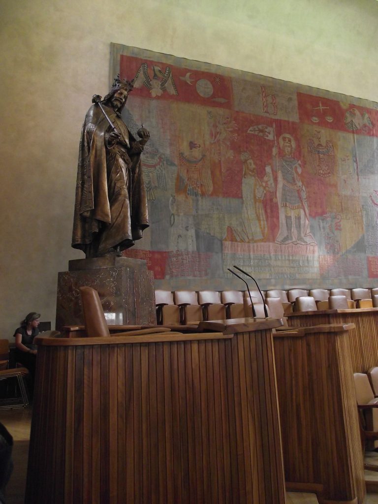 Interior of the Charles University in Prague