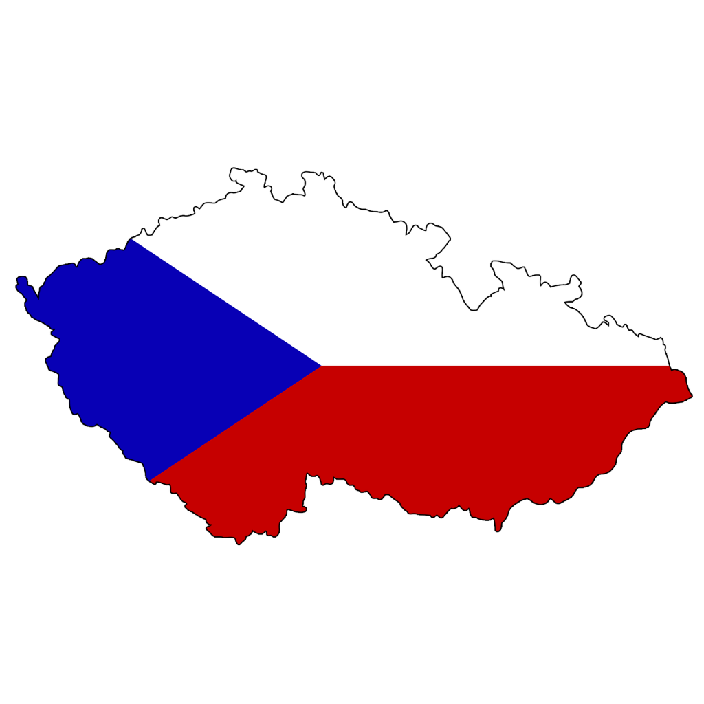 Map of the Czech Republic