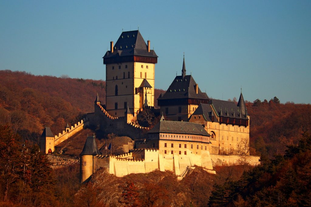 Karlstej Castle in the Czech Republic